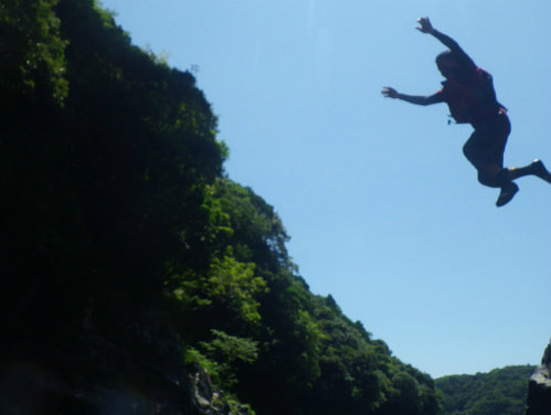 安房川でリバーカヤック4