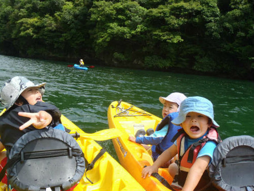 安房川でリバーカヤック6