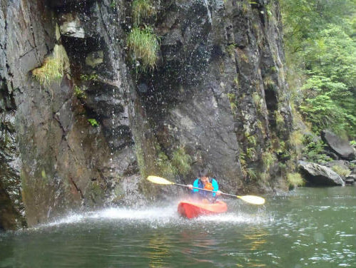 安房川でリバーカヤック5